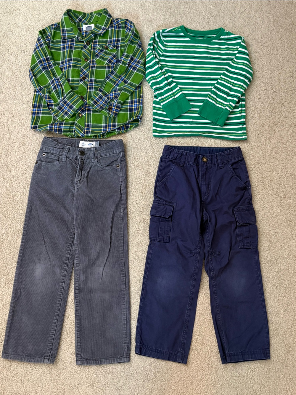 2 mix and match outfits for toddler, size 5T